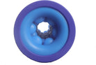 Blue male masturbator with a white background
