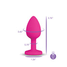 Gemma Purple Gem Pink Silicone Plug - VIBEN