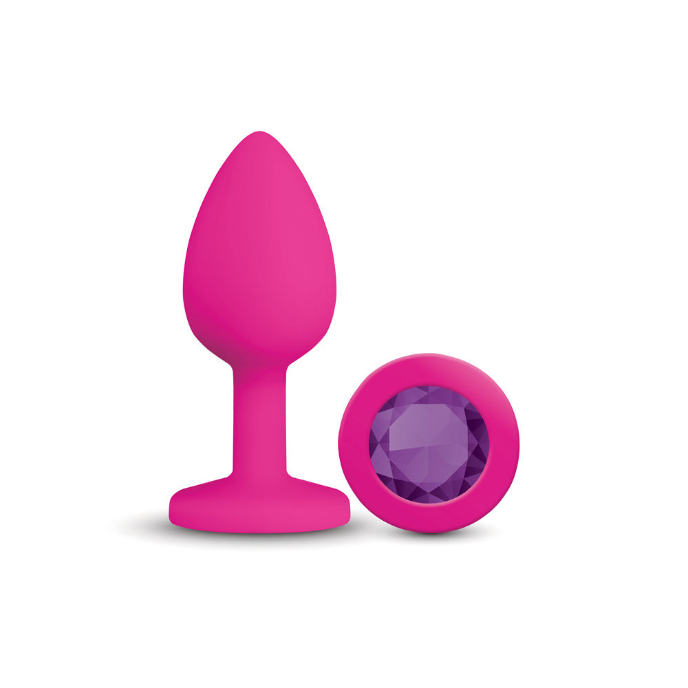 Gemma Purple Gem Pink Silicone Plug - VIBEN