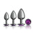 Purple Round Gem
