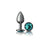 Teal Round Plug