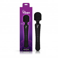 Small Image for Obsession - Intense Wand Massager - Black
